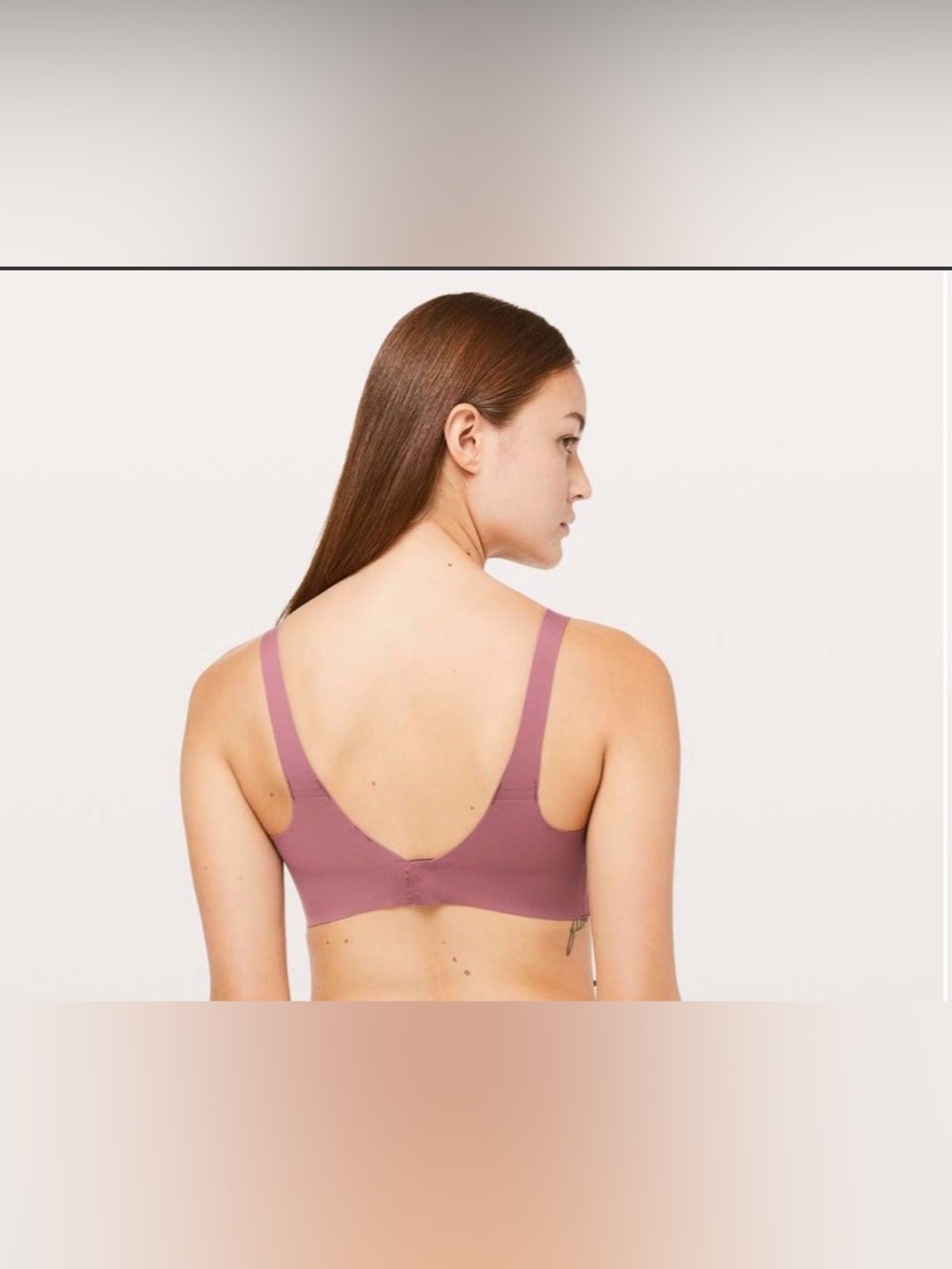 Lululemon Like Nothing Bra in Misty Merlot , size 34B - Picture 3 of 8